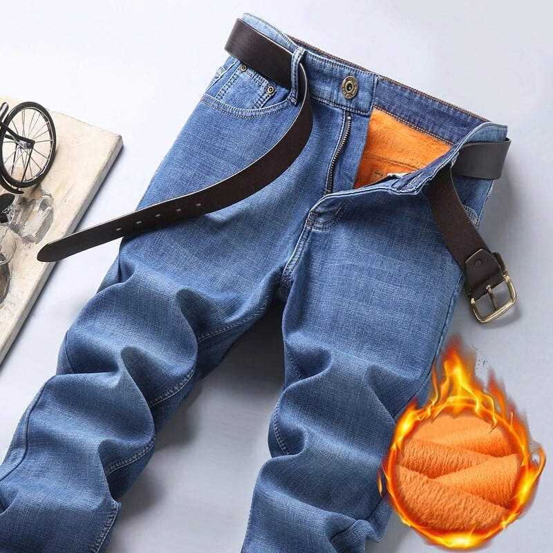 MEN'S WARM FLEECE JEANS (PACK OF 2)